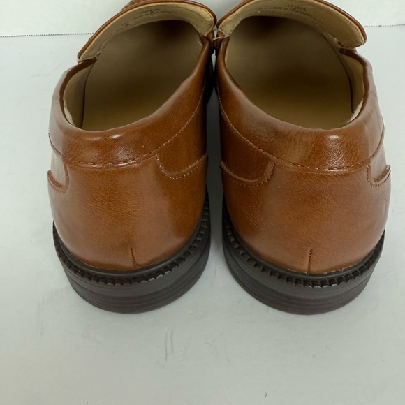 Michael Kors Brown Leather Womens Slip-Ons (Shannon) main image 6